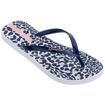 Ipanema Slippers Dames Animal Print Donkerblauw XA5279083 Belgie